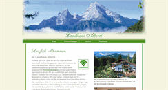 Desktop Screenshot of landhaus-alberti.de